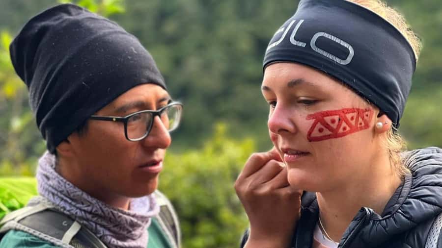 4 days/3 nights: Inka Jungle Trek to Machu Picchu - Day 2: The preserved Inca road walk, river crossing, and Cocalmayo hot springs