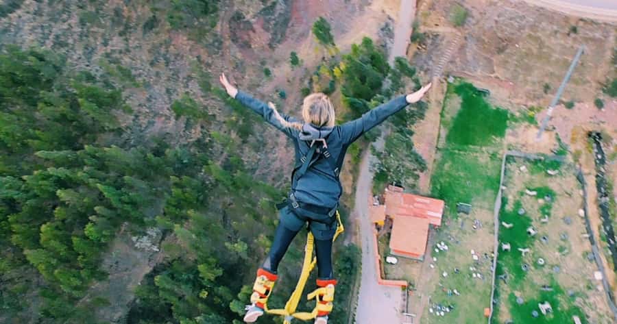 Cusco: Bungee Jump and Slingshot Combo Adventure - From Plazoleta Regocijo to the 125-Meter Jump Tower