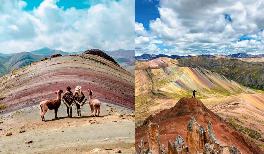 Cusco : Full day Palcoyo Mountain of colors - Arriving at Palcoyo: the Mountain of Colors moment