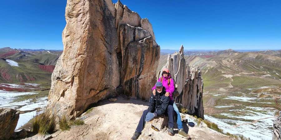Cusco : Palcoyo - Rainbow Mountain Hidden Sister - Palcoyo’s main draw: colorful views without the same chaos