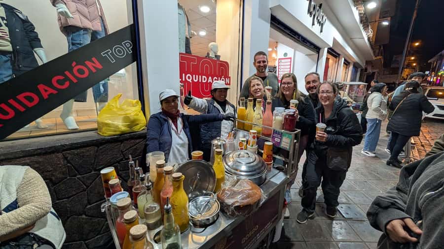 Cusco street food tour - Emolientes and ponches: the warm drinks that set the tone