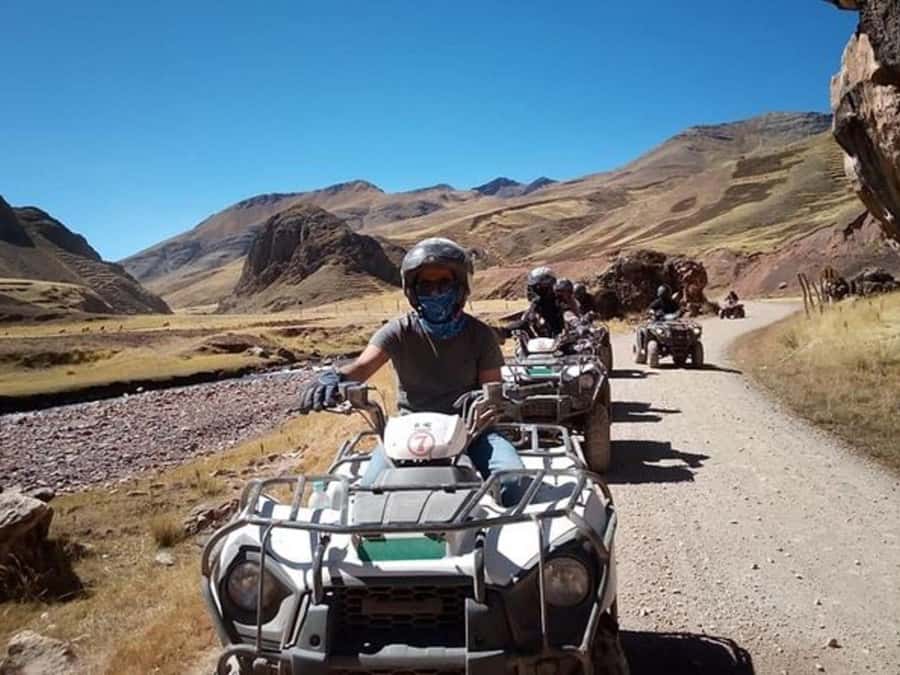 Excursion to Rainbow Mountain in ATV. - Leaving the Vehicle: 20 Minutes to Practice on the ATV