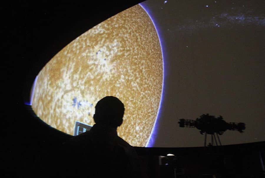 Excursion to the Planetarium of Cusco | New experience - Dome projection: learning the Inca constellations on the planetarium ceiling