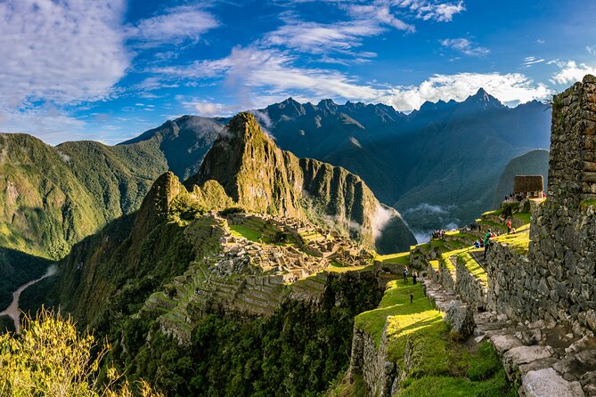 Machu Picchu above the Urubamba valley