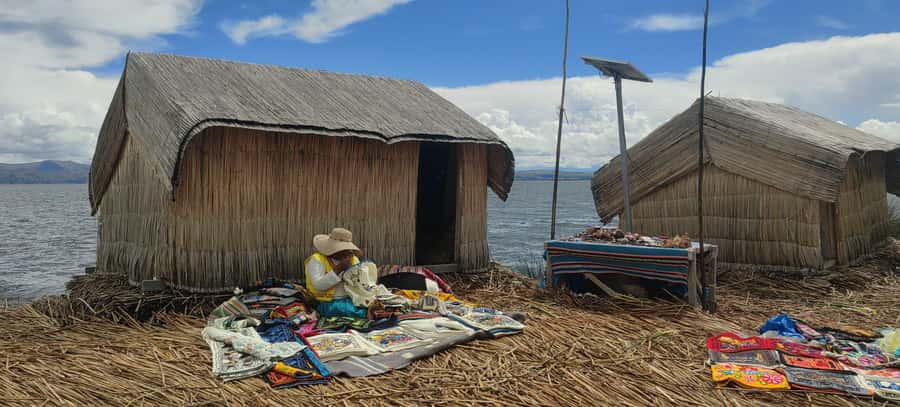 Floating Islands of the Uros - On the floating islands: reeds, houses, and work you can actually see