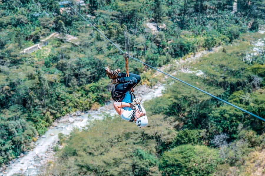 From Cusco: 4-Day Inca Jungle Adventure to Machu Picchu - Day 3: zipline option, Hydroelectric checkpoint lunch, and the train-track trek to Aguas Calientes