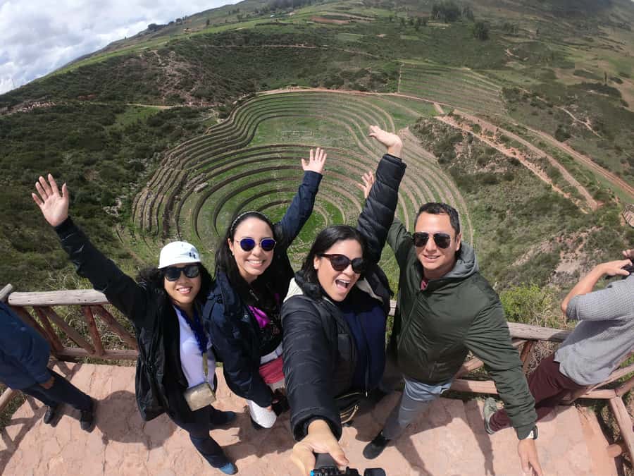 From Cusco: Chinchero, Moray, Maras, Ollantaytambo, Pisaq - Chinchero Textile Center and the Inca Enclosure of Tupac Yupanqui