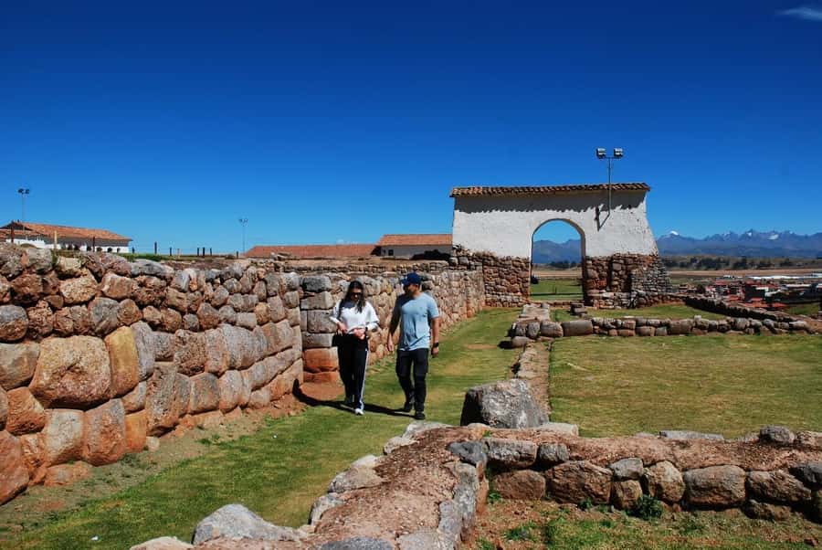 From Cusco:Chinchero, Moray, Maras, Ollantaytambo with lunch - Chinchero archaeological site and colonial church: Inca walls plus later layers