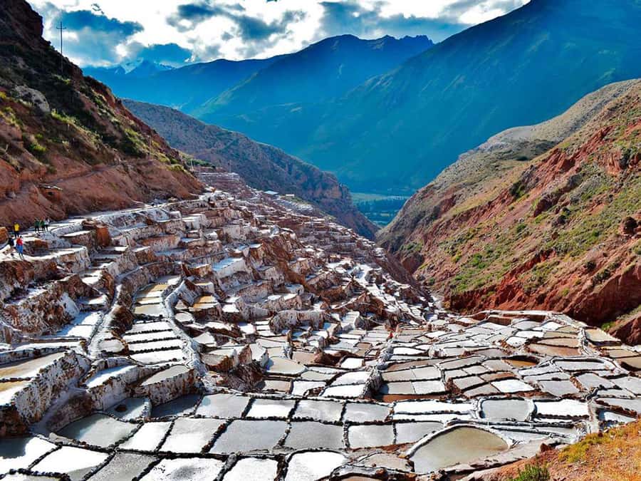From Cusco: Chinchero Weavers, Moray, Maras Salt Mines Tour - Moray’s circular terraces: the Inca agricultural laboratory in action