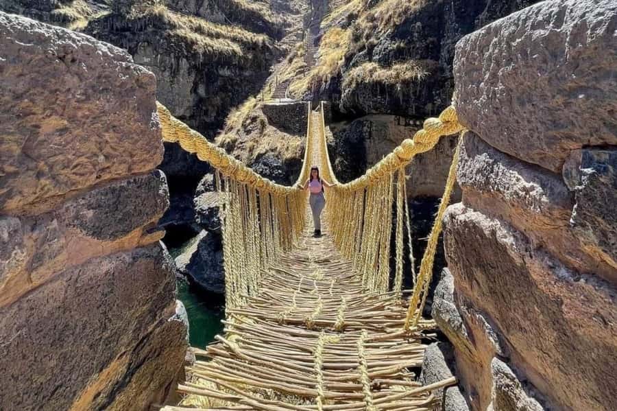 From Cusco: Inka Suspension Bridge Qeswachaca - Qeswachaka - The 4:30 AM Start, Cusco Pickups, and the Big Time Jump