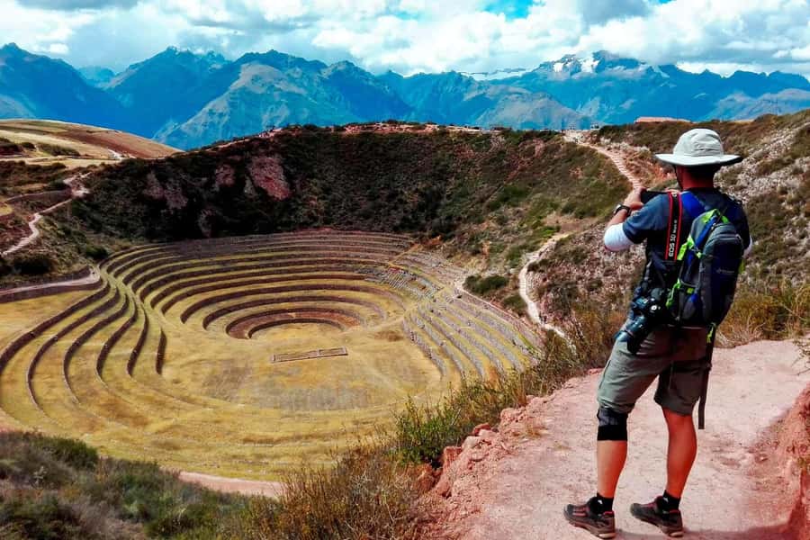From Cusco: Maras and Moray and Ollantaytambo Tour - Moray: circular terraces and the Inca irrigation brain