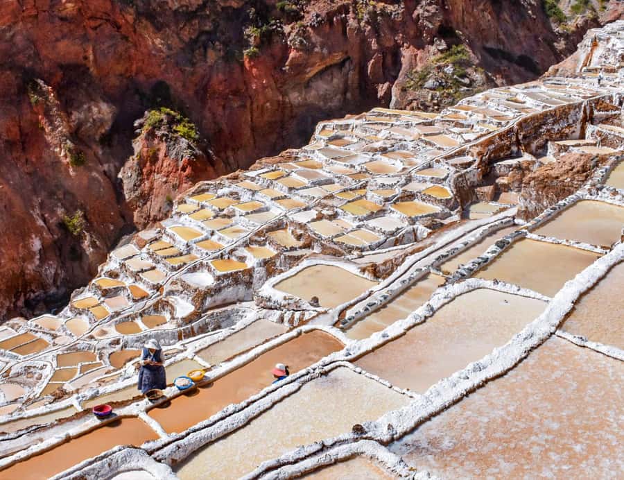 From Cusco: Moray, Maras Salt Mines & Chinchero Weavers Tour - Maras Village: Colonial Corners and Thin-Stoned Buildings