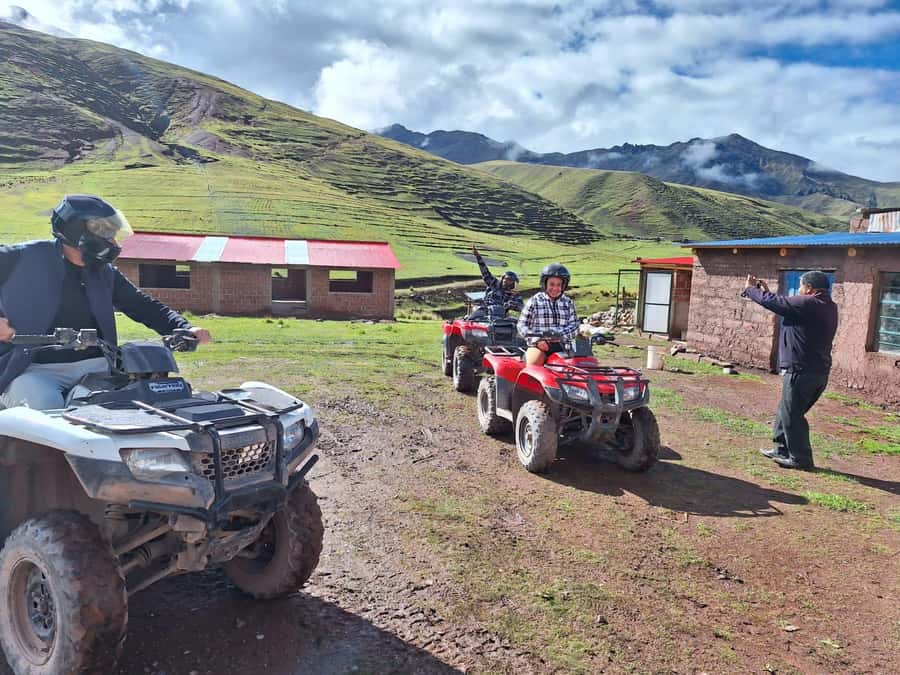 From cusco: Rainbow Mountain ATV Tour with meals - The ATV base: what to expect before you drive