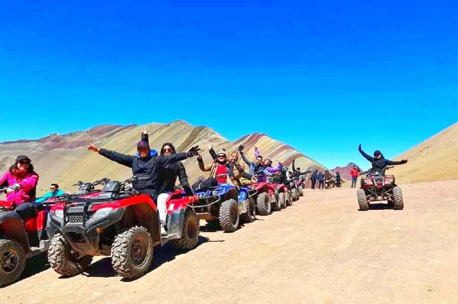 From Cusco: Rainbow Mountain in ATV Quad Bikes + meals - Morning Logistics: pickup, breakfast, and the long road toward Pitumarca
