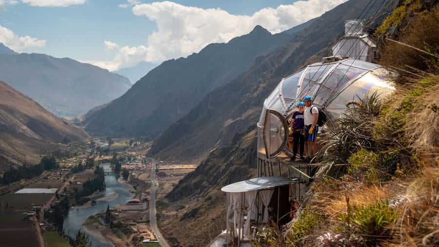 From Cusco: Via Ferrata & Zip Line with lunch - Lunch with altitude views: Sky Lodge 4-course vs box lunch by suspension bridge