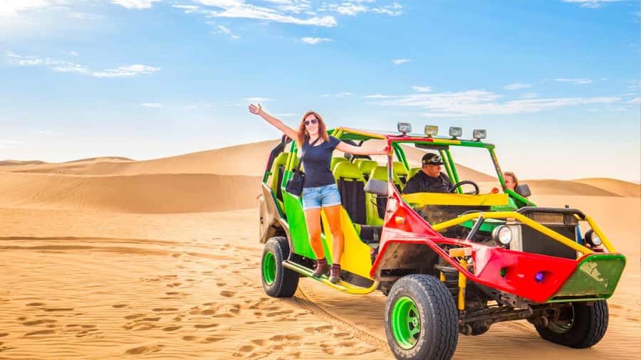 Huacachina: Dune Buggy & Sandboard | Huacachina Oasis | Ica - Sandboarding in Huacachina: included gear, instruction, and the standing-board question