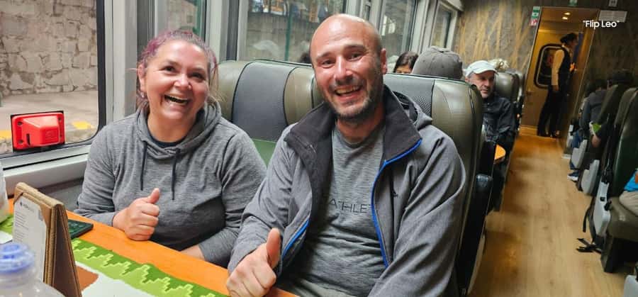 Machu Picchu: 1-day tour by Vistadome Panoramic train - Aguas Calientes arrival: quick orientation, then straight up