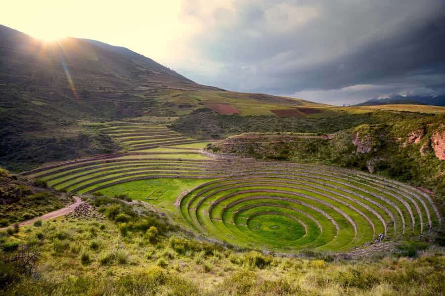 Maras Moray - Hotel pickup, bus ride, and the Chinchero textile stop