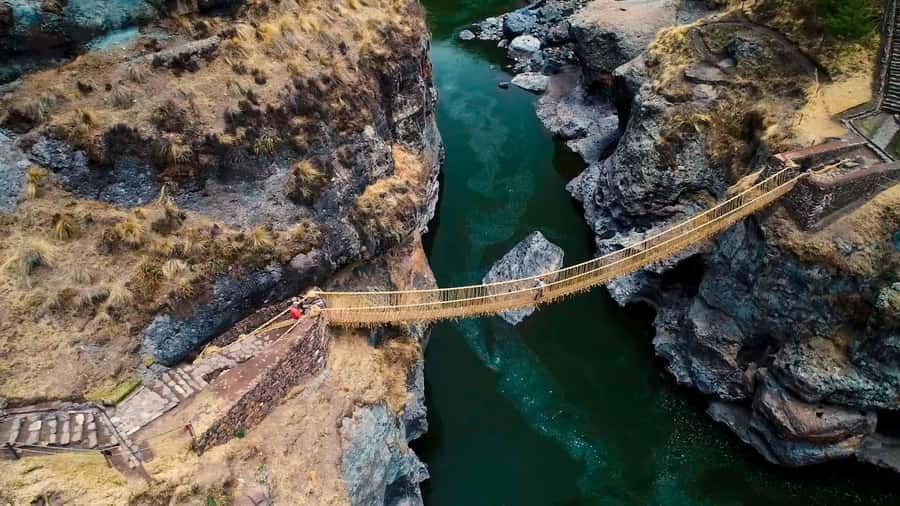 Queswachaka : Tour Inca bridge - Cusipata breakfast: an included buffer before the road and the walking