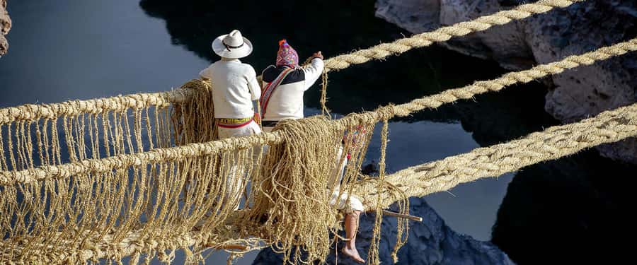 Queswachaka : Tour Inca bridge - Lunch back in Cusipata: the included payoff after lagoons