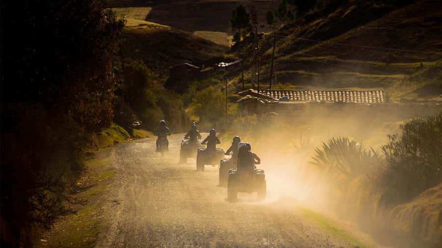 Sacred Valley: Huaypoo Lagoon and Maras by Quad Bike - ATV - Salineras de Maras: salt mines viewpoint, tickets, and shop time