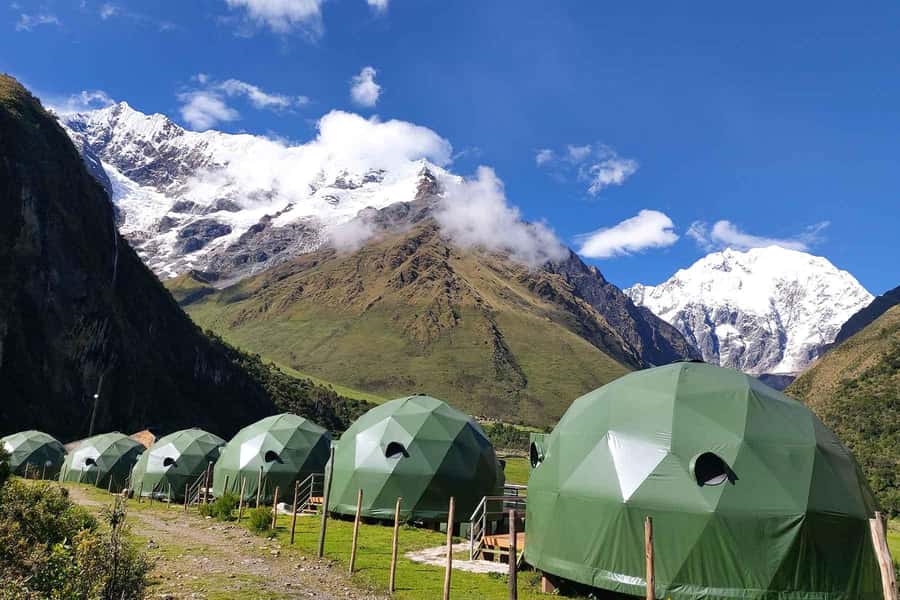 Salkantay Trek to Machu Picchu 5 Days with Sky Lodge Domes - Day 1: Challacancha to Soraypampa, Humantay Lake, and a dome night under the stars
