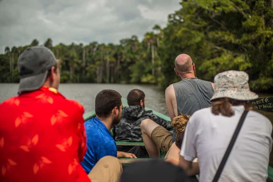 Sandoval Lake & Parrot Clay lick 3 Days/2 Nights - Day 2: Sandoval Lake walking, rowing boat watching, and the 30-meter canopy perspective