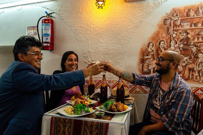 The 10 Tastings of Cusco With Locals: Private Food Tour - Qorikancha tastings: ceviche, pisco sour, and fried pork