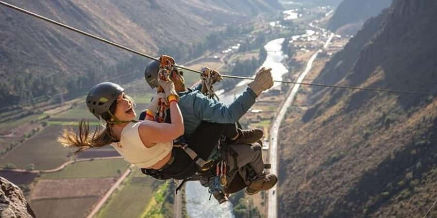 Zipline over the Sacred Valley Trip - Raqchi start area: where you build confidence